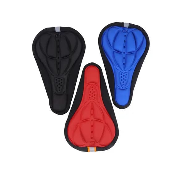 Capa Gel Banco Selim Almofada Forro Para Bicicleta Ajustavel