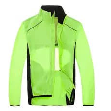 Jaqueta Corta Vento Ciclismo Bike Refletivo Verde
