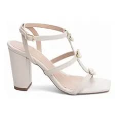 Sandália Feminina ABS e Fivela Dourado 45098C