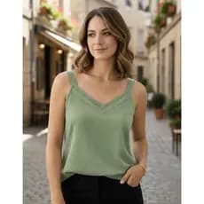 Blusa Feminina Detalhe Drapeado Alça Larga Gola V Blusinha Moda Blogueira