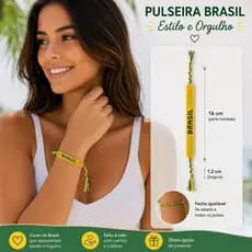 Kit 12 Unidades Pulseiras De Pano Do Brasil Copa Macramê Reggae Jamaica Hippie Praia Lp