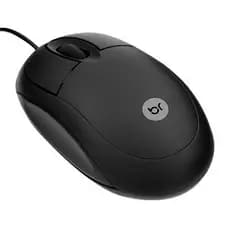 Mouse Com Fio 1,10m Preto Usb Simples Standard