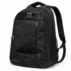 Mochila Escolar Executiva Preta Ideal Para Trabalho E Faculdade Volta às aulas