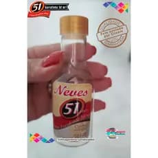 Festa Boteco 51 Cachaça 51 Garrafinha de 50 ml Personalizada para Lembracinha de Aniversário