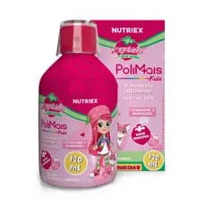 Vitamina Infantil A a Z Polimais Moranguinho Sabor Morango 120ml