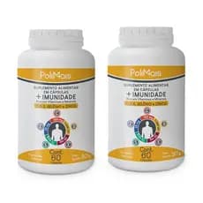 Kit 2 Polimais + Imunidade Vitaminas Cdzse C/120 Cápsulas Nutriex