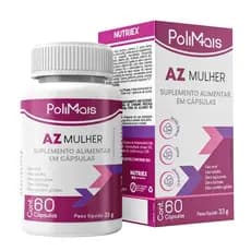 Vitamina para Mulher A a Z Polimais 60 Cápsulas – Energia, Cabelos, Pele e Bem-Estar