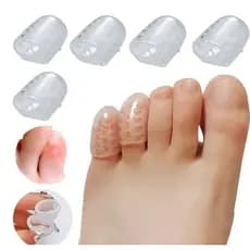 Kit até 10 Pares Dedeiras de Silicone Protetor Calo Unha Encravada Para Dedo Dos Pés