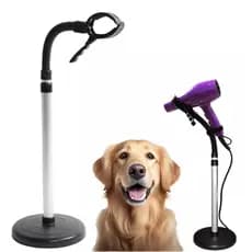 Suporte Secador Cabelo Pet Shop Ajustavel Giratorio Bancada