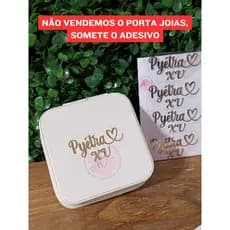 Nome e idade nº Romanos ou numeral adesivos termocolantes dourado personalizado