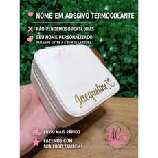 Nomes adesivos termocolantes dourado ou prata personalizado