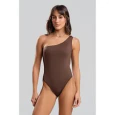 Maiô Ombro Só Moda Praia Feminina | Body Um Ombro Só Maiô Piscina Verão Gringa