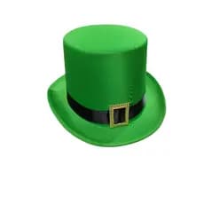Cartola Verde Dia São Patrício Visconde de Sabugosa Saint Patrick's Day Irlandês Fantasia Chapéu Cosplay Adulto Duende