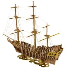 Perola Negra - Black Pearl quebra cabeça 3D para montar 45 cm