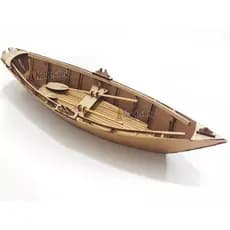 Barco Dory - Kit 39 Centimetros P/montar Puzzle 3d Cortado A Laser