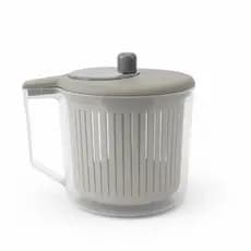 Centrífuga de Salada 2,5L | Secadora de Folhas Manual | Verduras e Legumes