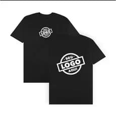 Camiseta Personalizada sua ideia Logo marca empresa 100% Algodão Uniforme  Corporativa  Equipe  Evento