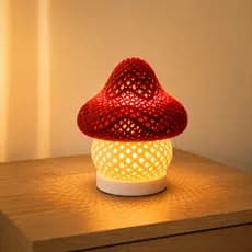 Luminária Cogumelo LED Sem Fio Abajur Decorativo Para Quarto Mesa De Cabeceira Luz Noturna Aconchegante Decoração Modern