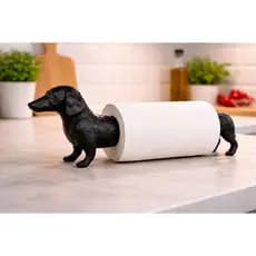Porta Papel Toalha Cachorro Salsicha Decorativo Cozinha Criativo Suporte Papel Toalha Resistente