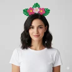 Arco Tropical Floral EVA Colorido para Festas Praia Temáticas de Verão Carnaval Bloquinho