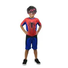 Promoção Fantasia Infantil Homem Aranha/Spider-Man dos Vingadores Avengers Com Máscara