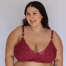 Sutiã de Renda PLUS SIZE Virginia Sustentação