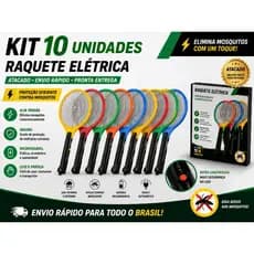 Raquete Elétrica atacado Kits com 10/20/30 Unidades, envio rápido