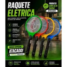kit Raquete elétrica 10/20/30 unidades, envio rápido