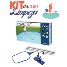Kit limpeza e manutenção de piscinas BESTWAY Flow Clear