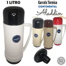 Garrafa Térmica Aladdin Continental 1.0 Litro Rosca (Cores Sortidas)