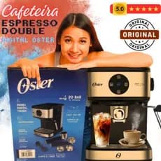 CAFETEIRA ESPRESSO DOUBLE DIGITAL OSTER – CÁPSULA E PÓ |  MÁQUINA DE CAFÉ 127V / 220V .