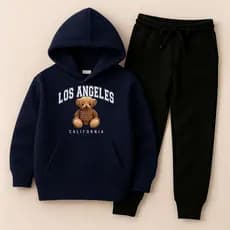 Conjunto Masculino Infantil  Moletom Infantil Kit Blusa de Frio Algodão Unissex Moletons Kids