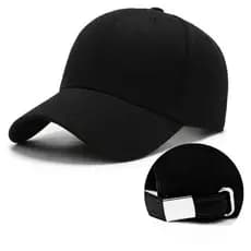 Boné Essencial Ajustável Preto - Conforto e Qualidade