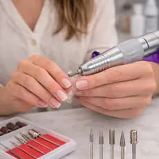 Lucky Bazar Kit Profissional para Lixa Elétrica – 6 Brocas e 6 Lixas Pronta Entrega