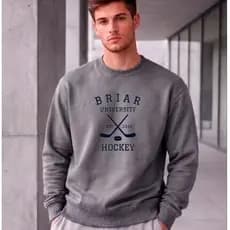 Moletom masculino e feminino moda inverno casual moderno e estiloso moletons de off campus Briar University em algodã