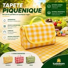 Tapete Piquenique Dobrável Impermeável À Prova De Umidade para Praia Camping Grama Esteira Bolsa