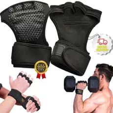 Luva Academia Grip Hook Crossfit Musculação Ciclismo Treino Feminina Masculina