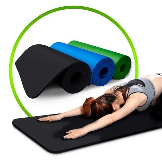 Colchonete Academia Tapete Yoga EVA Tapete de Exercício Tatame Fitness Colchão para Treino 100x50x1