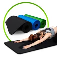 Colchonete Academia Tapete Yoga EVA Tapete de Exercício Tatame Fitness Colchão para Treino 100x50x1