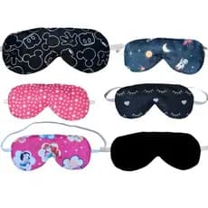 Kit com 10 Tapa Olhos e Máscaras de Viagem para Dormir