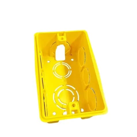 Kit 50 Caixa De Luz 4x2 Amarela Ou Preta Para Embutir