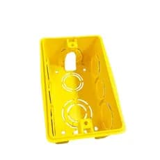 Kit 50 Caixa De Luz 4x2 Amarela Ou Preta Para Embutir