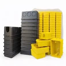 Kit 100 Caixas De Luz 4x2 Instalação Elétrica Embutida