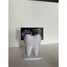 Porta cartão dente molar para consultórios clínicas presente