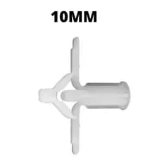 KIT 250 Pçs Bucha Gesso Drywall Parede Oca Forro Gesso Melhor C/  10,00MM