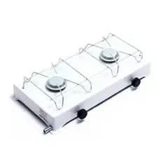 Fogão Portátil 2 Bocas Camping Domestico Gas Cozinha