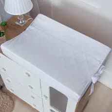 Trocador Anatômico de Bebê de Cômoda Plastificado Impermeável Americano para Troca de Fraldas