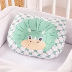 Travesseiro de Bebê Anatômico Dino Verde