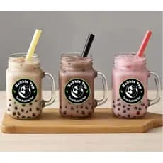 Pobá Perolas De Tapioca 900 gramas  Pears Bubble Tea Chá Fruit Mix
