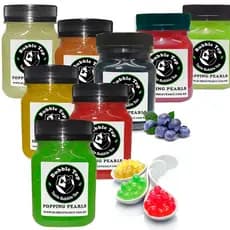 Bubble Tea 280gr - Bubbles pears  Sabores Diversos Bebida Taiwanesa saborosas bolinhas de suco
